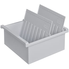 Karteitrog HAN DIN A7 quer, lichtgrau