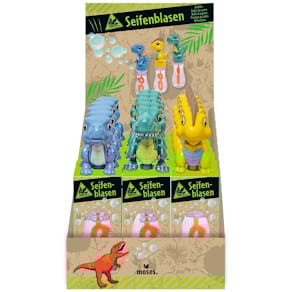 Seifenblasen MOSES Dino, sortiert, 13 cm