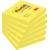 Memoblok Post-it Notes, 100 vel, ft 76 x 76 mm, neongeel