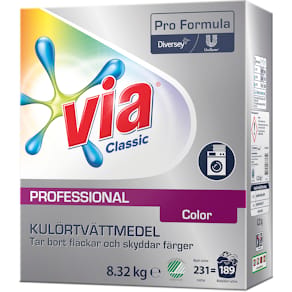 Tvättmedel VIA Pro Formula Color 8,32kg
