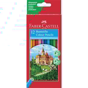 Farbstiftetui Faber-Castell Castle, 12 St., sortiert