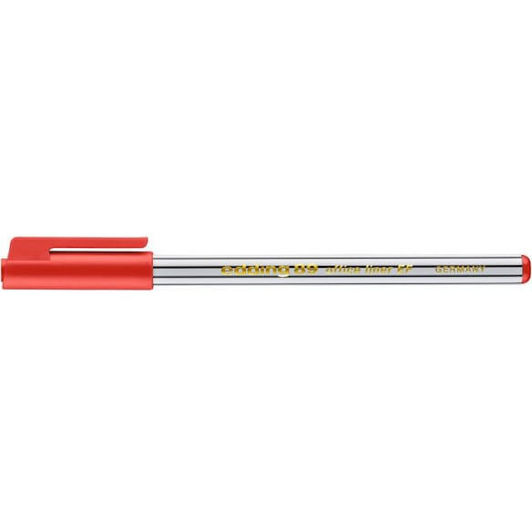 Fineliner EDDING 89 Office Liner EF rød 10st