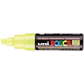 Paintmarker Uni POSCA PC-8K, 8 mm, fluo geel