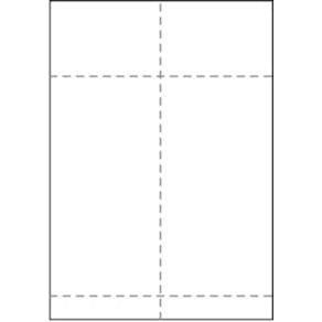Transportetikett Laser, 104x268mm, 500/fp