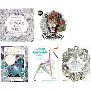 Malbuch MVG, 7 Stück, sortiert (für Erwachsene)