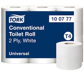 Toalettpapper TORK Uni T4 2-lag 6/fp