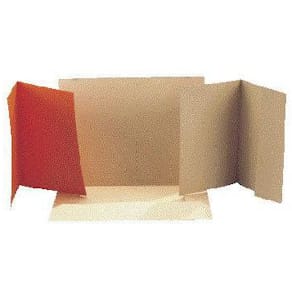 Kartongmapp 1-klaff A4 brun