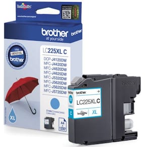 Blekk BROTHER LC225XLC HC cyan