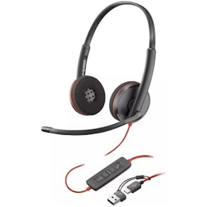 Headset Poly Blackwire 3220, schwarz