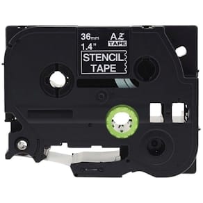 Labeltape Brother 36 mm transparent til P-touch, 3 m