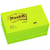 Post-It Neongrön, 76x127mm, 6st
