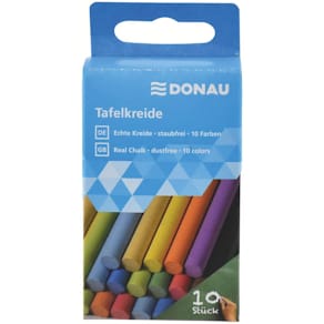 Tafelkreide DONAU, rund, 10 Stück, sortiert