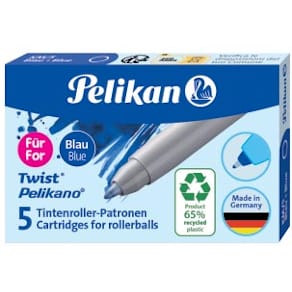 Rollervulling Pelikan KM/5, blauw, doos met 5 stuks