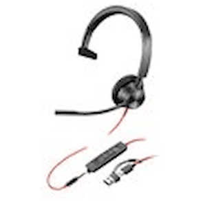 HP Poly Blackwire 3315 - Blackwire 3300 series - headset - på
