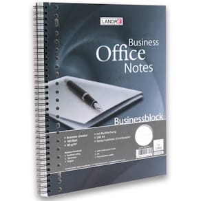 Collegeblock LANDRE Spirale, A4 kariert