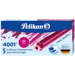 Tintenpatrone Pelikan 4001 GTP/5, Großraum, pink