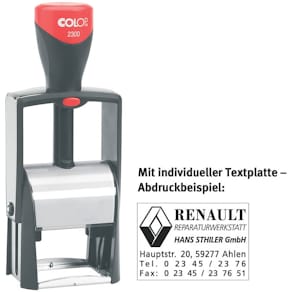 Selbstfärbestempel COLOP Classic Line 2300, Microban, 45 x 30 mm