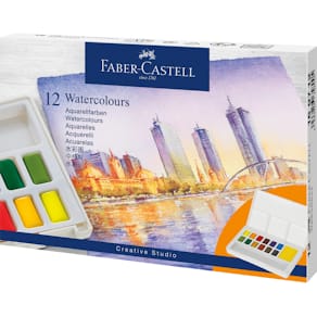 Aquarellfarbkasten Faber-Castell Creative Studio, 12 St.