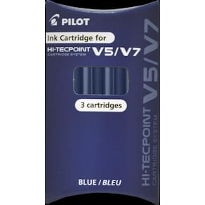 Refill PILOT Hi-Tecpoint V5/V7 blå 3/fp