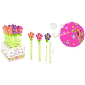 Seifenblasenflasche TRENDHAUS Blume XXL, sortiert