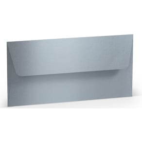 Briefumschlag Rössler Paperado, DL, silber metallic