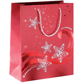 Geschenktragetasche Sigel Wave, 17,5 x 23 x 10 cm (Weihnachten)