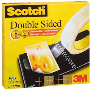 Dubbelhäftande Tejp Scotch 665, 12mm x 33m