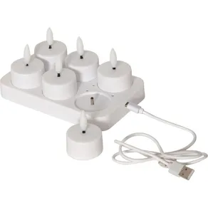 Värmeljus STAR T Flamme LED m/laddare