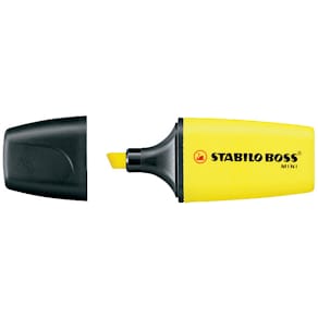 Textmarker STABILO BOSS MINI, gelb