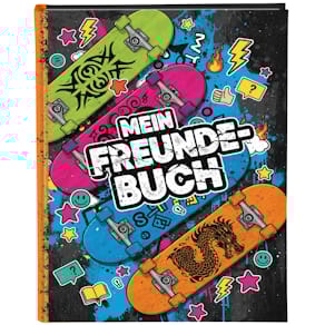 Freundebuch Goldbuch Skateboards