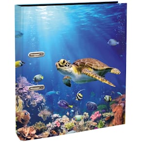 Ordner DONAU Deep Ocean, 5 Motive, DIN A4, 70 mm Rücken