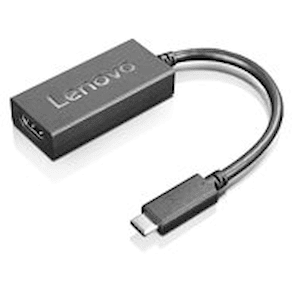Lenovo - Videokort - USB-C hane till HDMI hona - 24 cm - svart