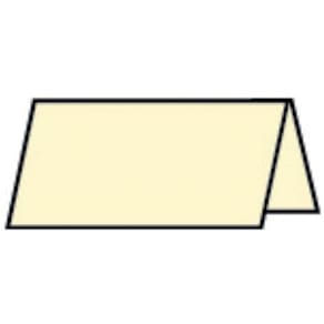 Tischkarte Rössler Paperado, 10 x 10 cm, chamois