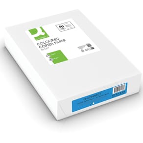 Kopieerpapier Q-CONNECT gekleurd, A4, 80g, pak van 500 vel, felbl