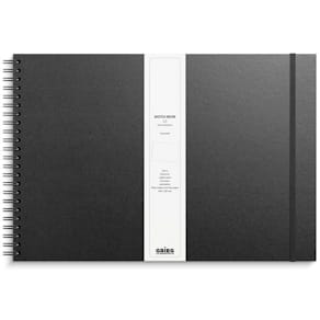 Skriveunderlag Mayland A3 sort karton, 10 stk