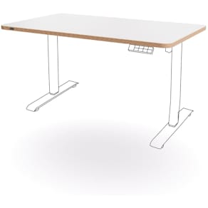 Bordsskiva LEITZ 120x70cm vit