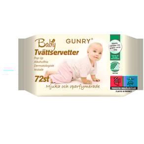 Baby tvättservetter 72/fp