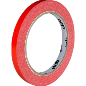 Tejp märk PVC 9mmx66m röd