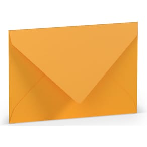 Briefhülle Rössler Paperado, C7, Seidenfutter, ocker