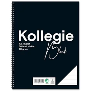 Kollegieblock FW A5 70g 70bl linj oh