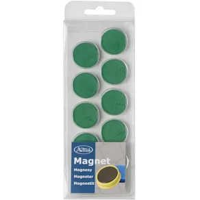 Magnet 25mm grön 10/fp