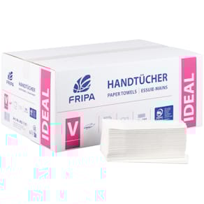 Falthandtuch FRIPA, 1-lagig, 5000 St., weiß