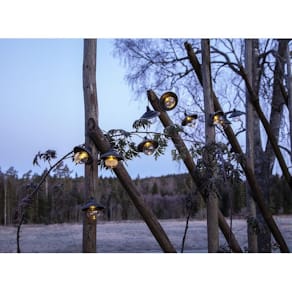 Ljusslinga solcell LED Globe 1,8m