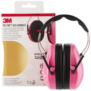 Hörselkåpa 3M PELTOR KID neonrosa