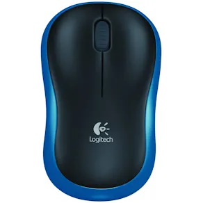 Mus Logitech M185 Blå, trådlös