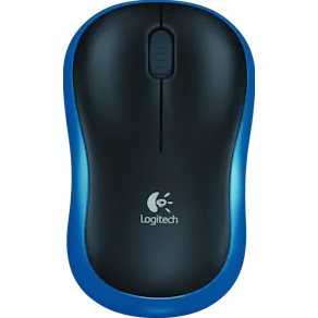 Mus Logitech M185 Blå, trådlös