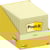 Memoblok Post-it Notes, 100 vel, 76 x 76 mm, kanariegeel