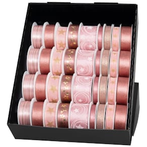 Zierbandpräsenter GOLDINA, 36-tlg., rose