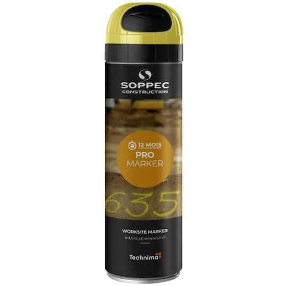 Merkespray SOPPEC Promarker 500ml gul