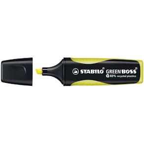 Markeerstift STABILO GREENBOSS, geel